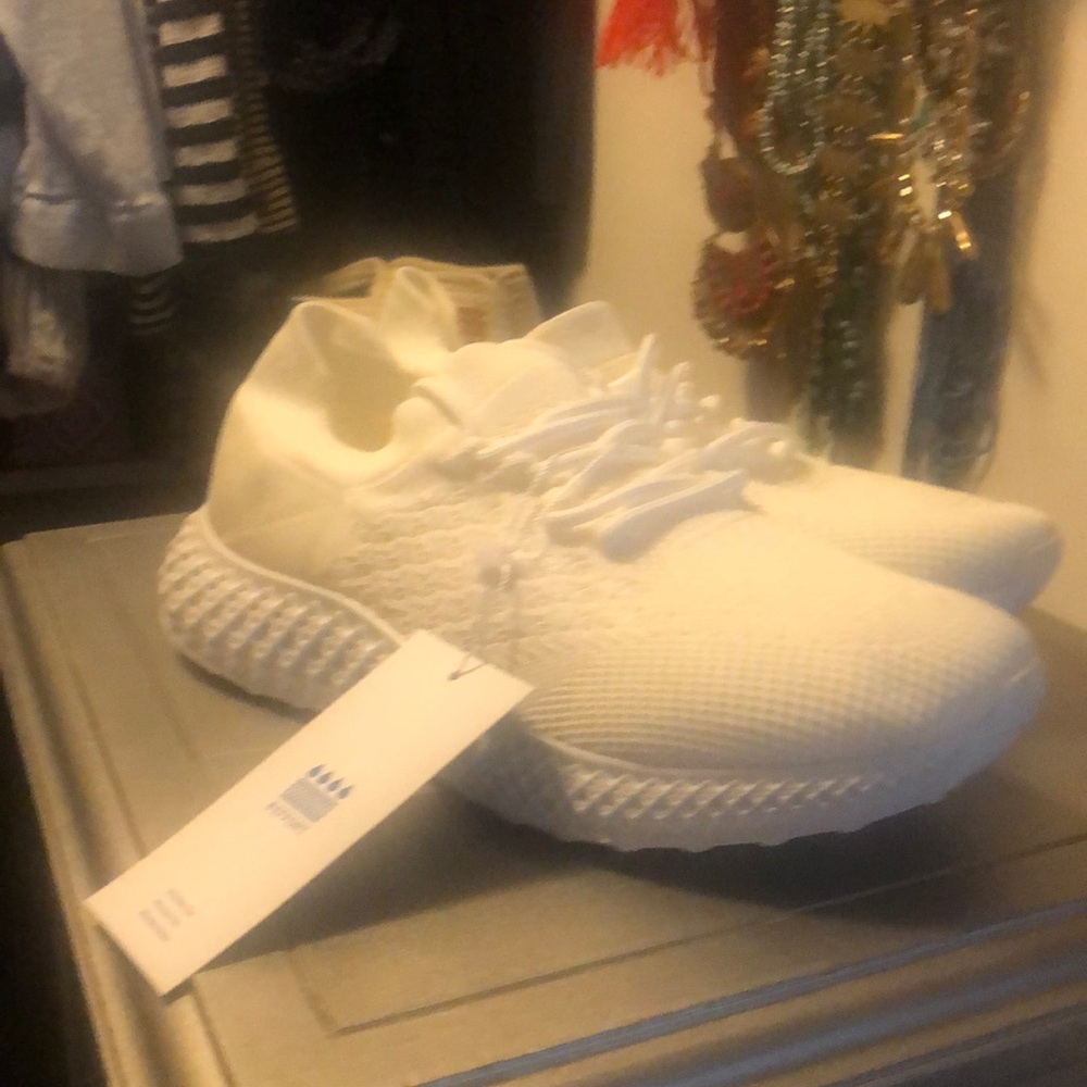 White sneakers